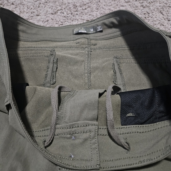 Prana Halle Pant II Convertible Roll Up Hiking Bootcut Pant Size 12 Travel - Picture 4 of 8